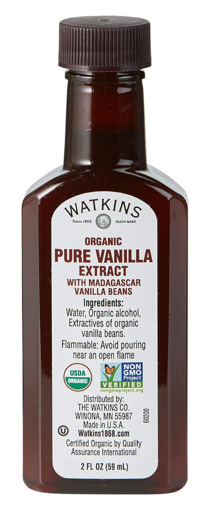 Watkins Organic Pure Vanilla Alcohol Free Flavoring, 2 Fl. Oz (Pack of 1)