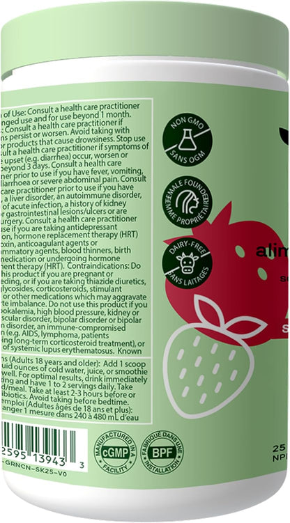 Bloom Nutrition Greens and Superfoods Powder for Digestive Health, Greens Powder, Digestive Enzymes, Probiotics, Spirulina, Chlorella for Bloating & Gut Support, Green Juice, 30 SVG, Strawberry Kiwi