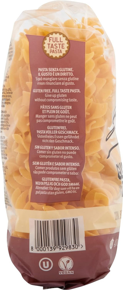 Garofalo Gluten Free Fusilloni Italian Dried Pasta, 400g - Suitable for Coeliac and Vegan diets (Pack of 1)