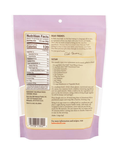 Bob's Red Mill Vital Wheat Gluten Flour, 20-ounce (Pack of 4)