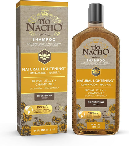 Tio Nacho Natural Lightening and Volumizing Shampoo with Royal Jelly and Chamomile, 14 Ounces