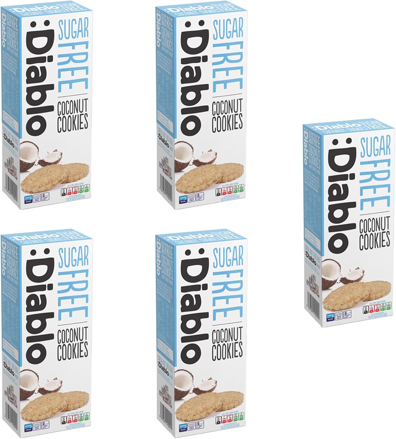 Diablo No Added Sugar Digestive Cookies – Low Sugar Snacks, Cookies Biscuits for All, Sweetened with Maltitol, Ideal for Gifting, Festive Hampers, Holiday Events & Special Occasions – 150g Pack of 1