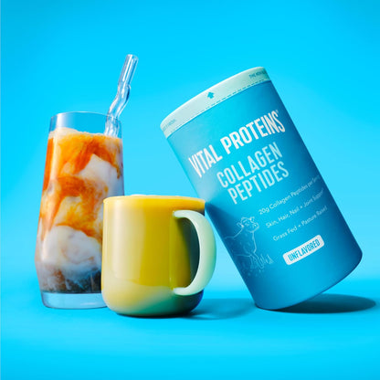 Vital Proteins Collagen Peptides Powder - Grass Fed Collagen Peptides for Hair, Nail, Skin, Bone & Joint Health, Vanilla, 23.2 Ounces