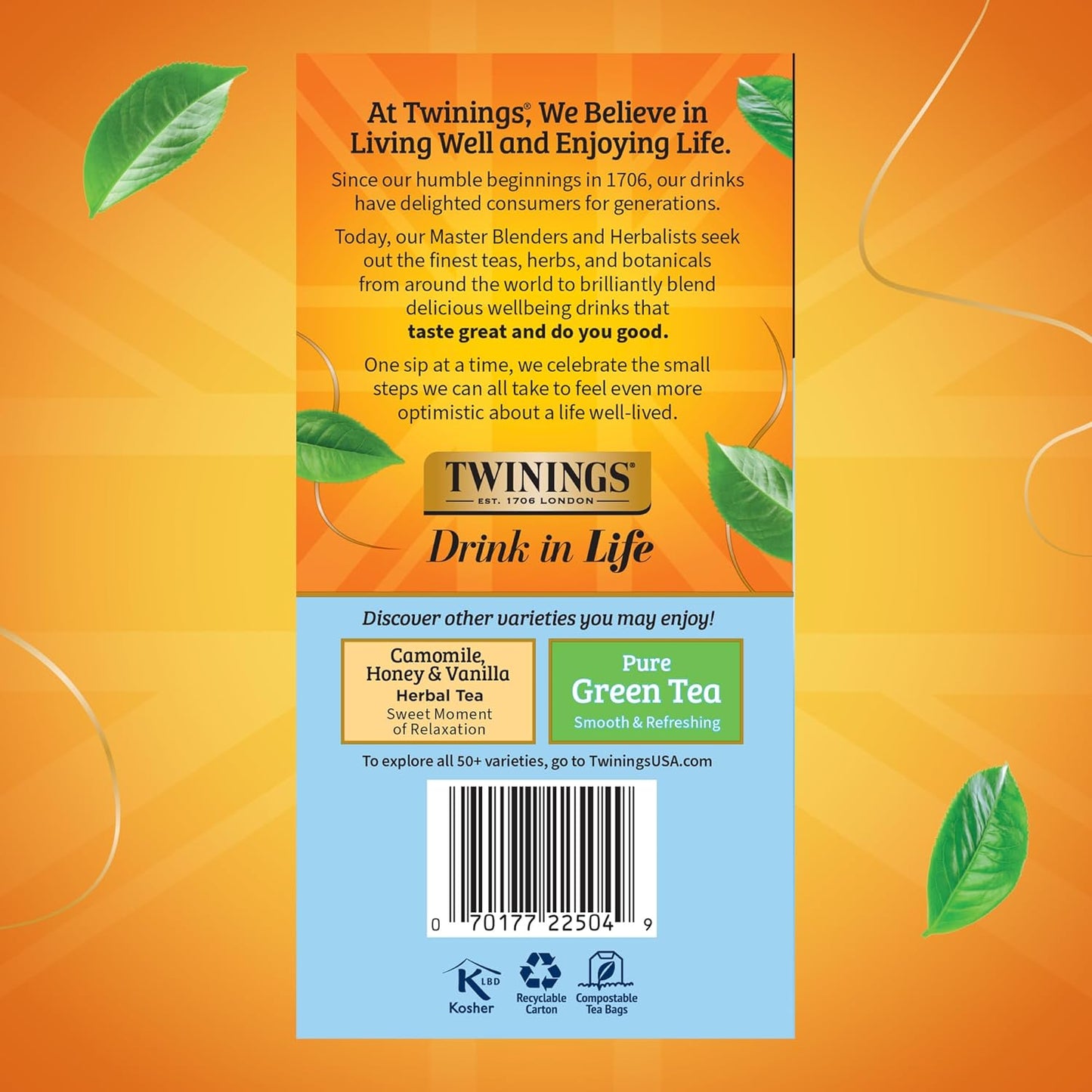 Twinings Wild Berries Herbal Tea Individually Wrapped Bags, 20 Count (Pack of 1), Full-Flavoured, Naturally Caffeine-Free, Enjoy Hot or Iced, 20 Teabags