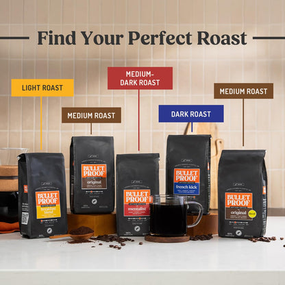 Bulletproof Original Medium Roast Ground Coffee, 12 oz
