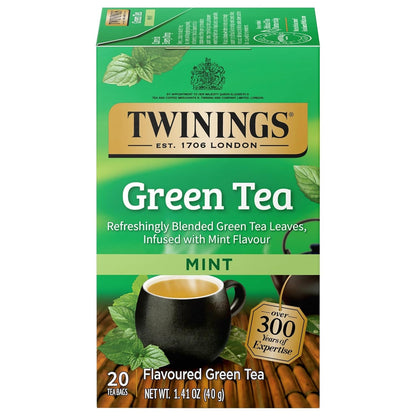 Twinings Mango & Pineapple Herbal Tea Individually Wrapped Bags, 20 Count (Pack of 6), Naturally Caffeine-Free, Enjoy Hot or Iced, 120 Teabags