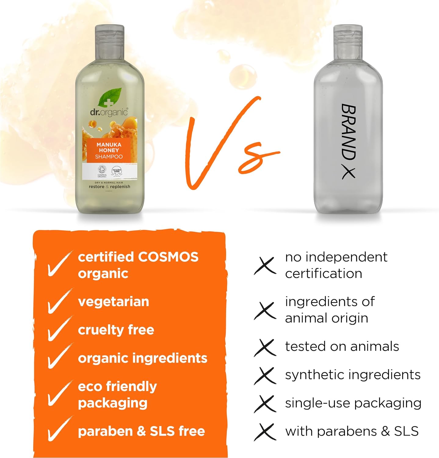 Dr Organic Aloe Vera Shampoo, Soothing, All Hair Types, Natural, Vegan, Cruelty-Free, Paraben & SLS-Free, Recyclable & Recycled Ocean Bound Plastic, Certified Organic, 265ml, Packaging may vary