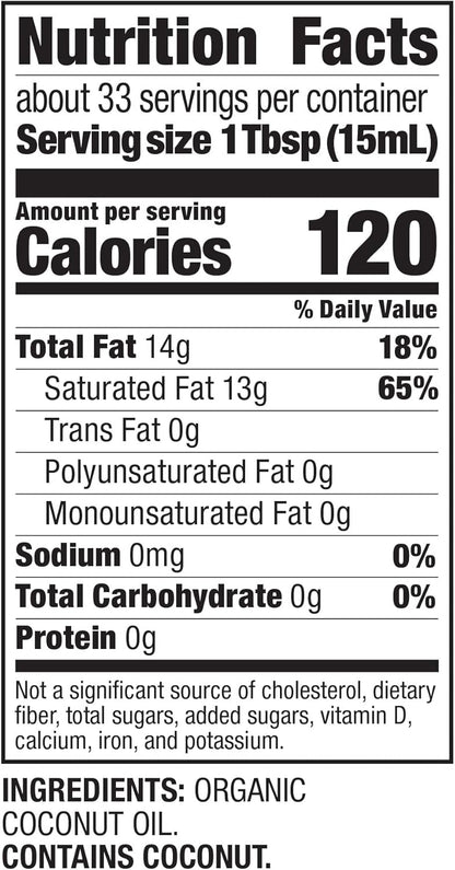 BetterBody Foods Organic Coconut MCT Oil - Energy Boosting- Keto-Friendly - C8 & C10 - Gluten Free - 16.9 oz
