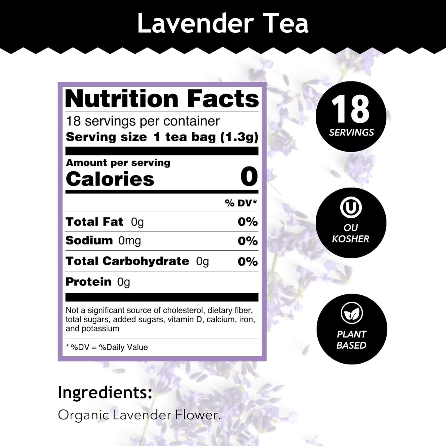 Buddha Teas - Chaga Tea - Organic Herbal Tea - For Cognitive Balance & Overall Health - With Chaga Mushroom, Antioxidants & B Vitamins - Caffeine Free - OU Kosher - 18 Tea Bags (Pack of 1)