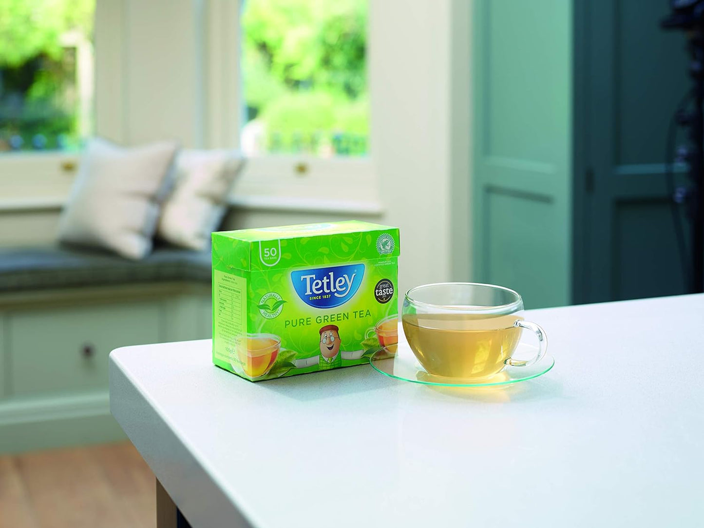 Tetley Super Green Matcha 20 Tea Bags Per Box (4 Boxes)