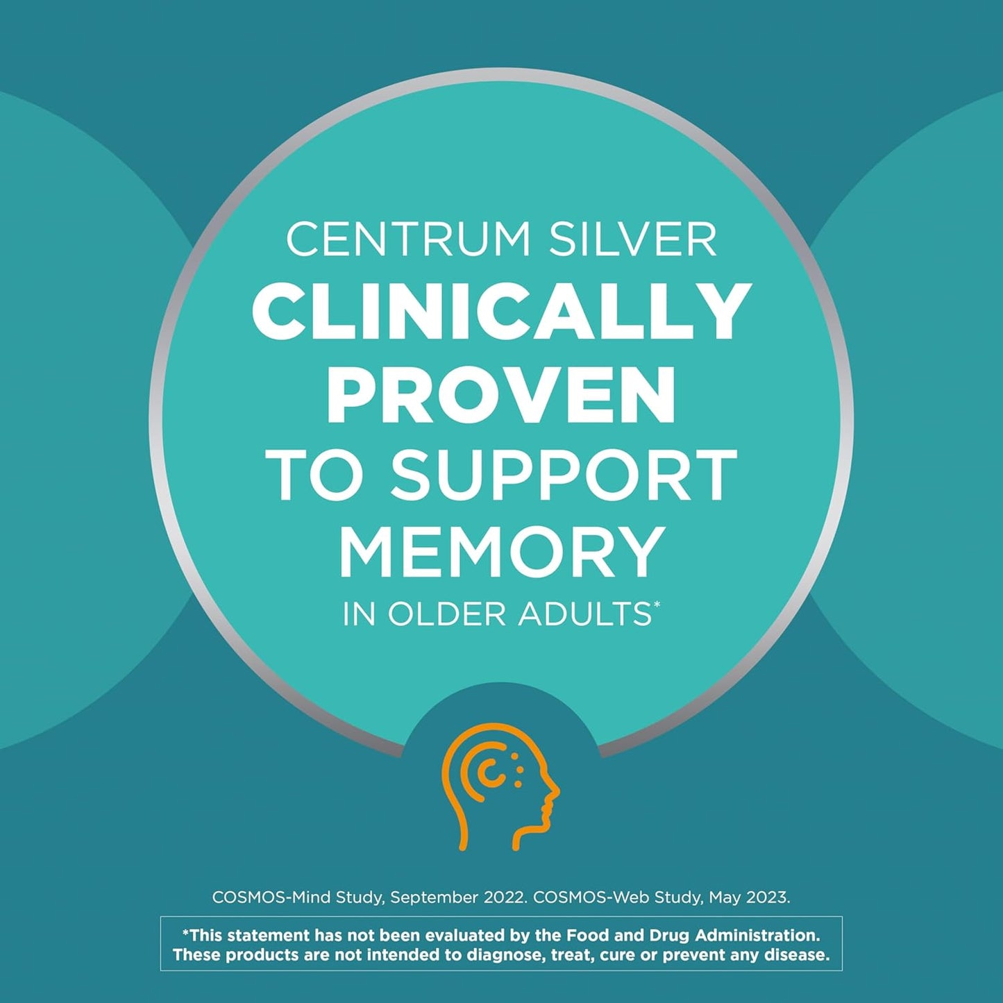 Centrum Silver Women's Multivitamin for Women 50 Plus, Multivitamin/Multimineral Supplement with Vitamin D3, B Vitamins, Non-GMO Ingredients, Supports Memory and Cognition in Older Adults - 100 Ct