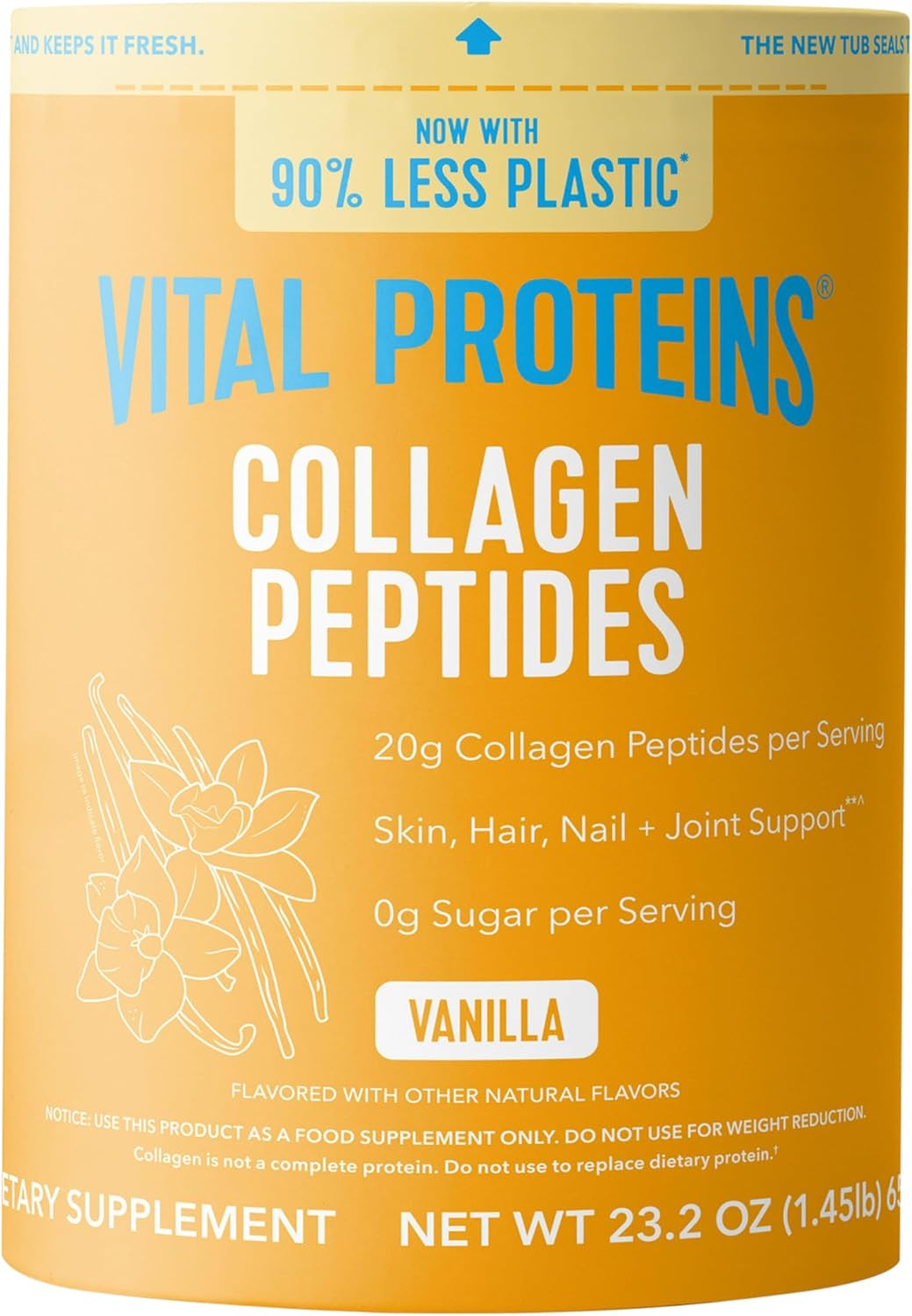 Vital Proteins Grass Fed Collagen Powder Supplement (Type I, III) for Skin Hair Nail Joint - Hydrolyzed Collagen, Grass Fed, Dairy and Gluten Free - Chocolate Flavor, 17.1 oz Canister