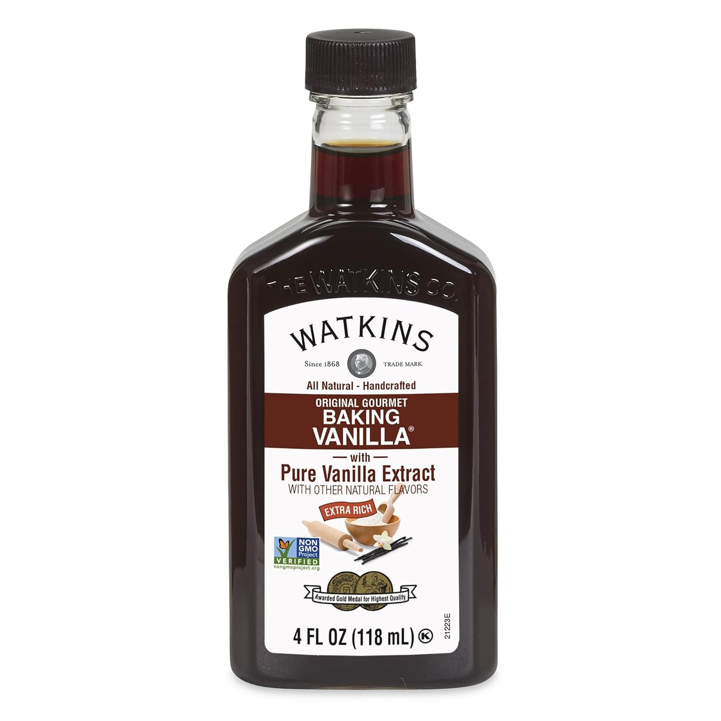Watkins Organic Pure Vanilla Alcohol Free Flavoring, 2 Fl. Oz (Pack of 1)