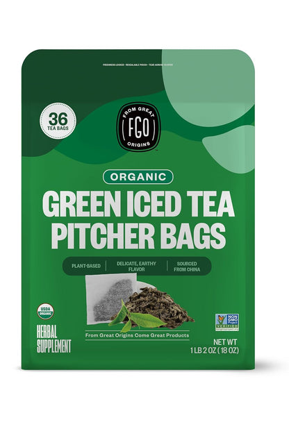 FGO Organic Milk Thistle Tea, 100 Count, Eco-Conscious Herbal Tea Bags, Resealable Bag, Caffeine Free, Packaging May Vary (Pack of 1)