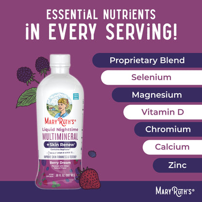 Liquid Nighttime Multimineral + Skin Renew