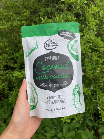 100% Dairy-Free VEGAN Coconut Milk Powder 250g, Gluten-free, Coconut Powder, 65% Coconut oil, Premium, Halal, Kosher approved