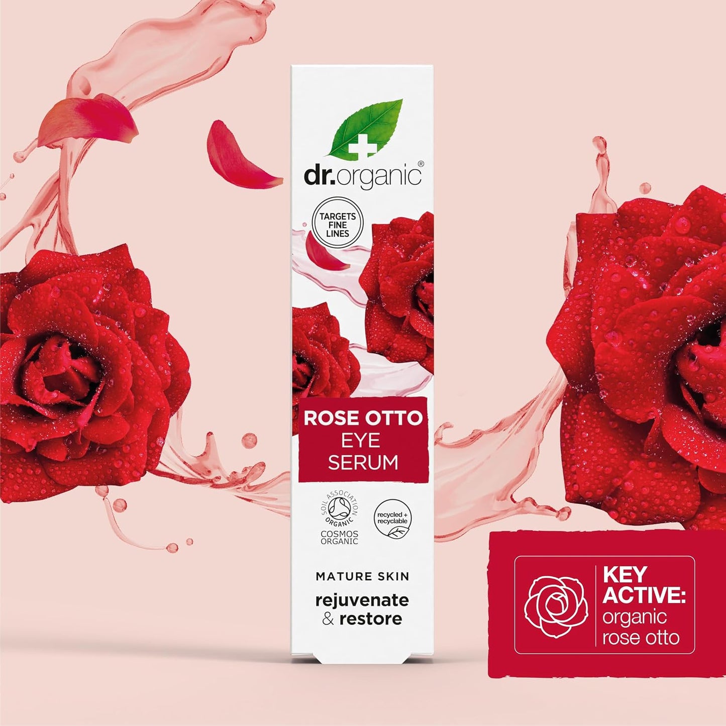 DR ORGANIC Rose Eye Serum, 15 ml