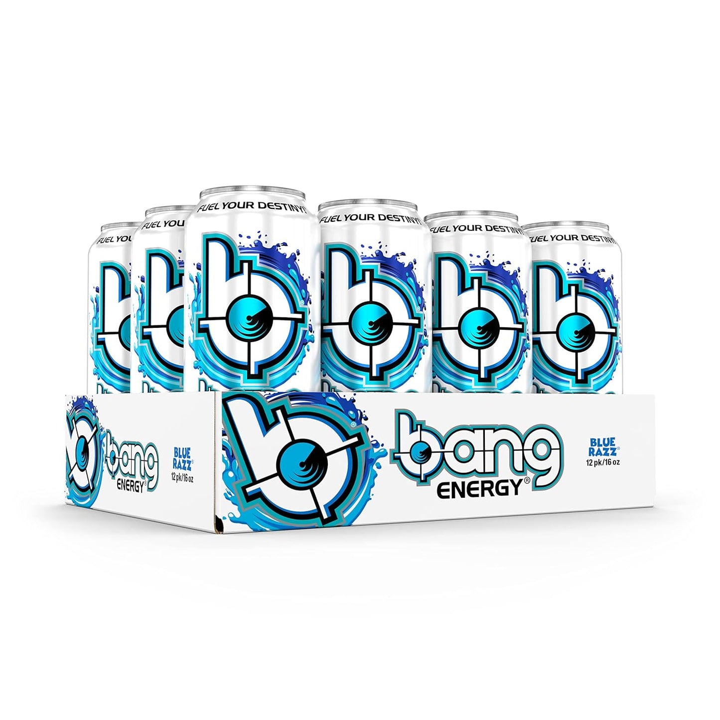 Bang Energy Nectarine Blueberry, Sugar-Free Energy Drink , 16-Ounce.