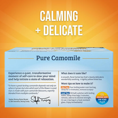 Twinings Wild Berries Herbal Tea Individually Wrapped Bags, 20 Count (Pack of 1), Full-Flavoured, Naturally Caffeine-Free, Enjoy Hot or Iced, 20 Teabags