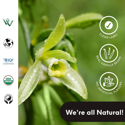 Native Vanilla - Organic Vanilla Flavor Non Alcoholic - 4 Fl Oz - Perfect for Cooking and Baking, and Dessert Crafting