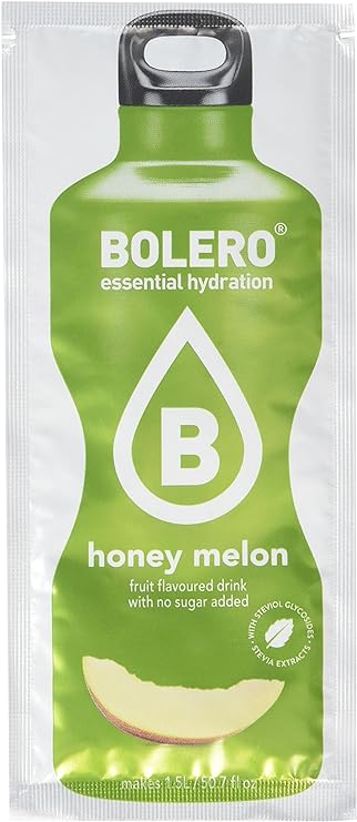 Bolero Essential Hydration Sugar Free Fruit Drink Honey Melon 12 Sachets