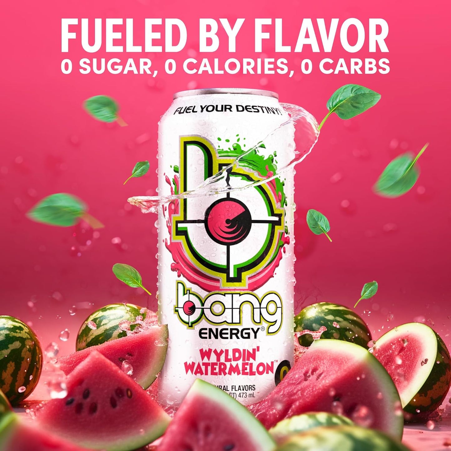 Bang Energy Nectarine Blueberry, Sugar-Free Energy Drink , 16-Ounce.