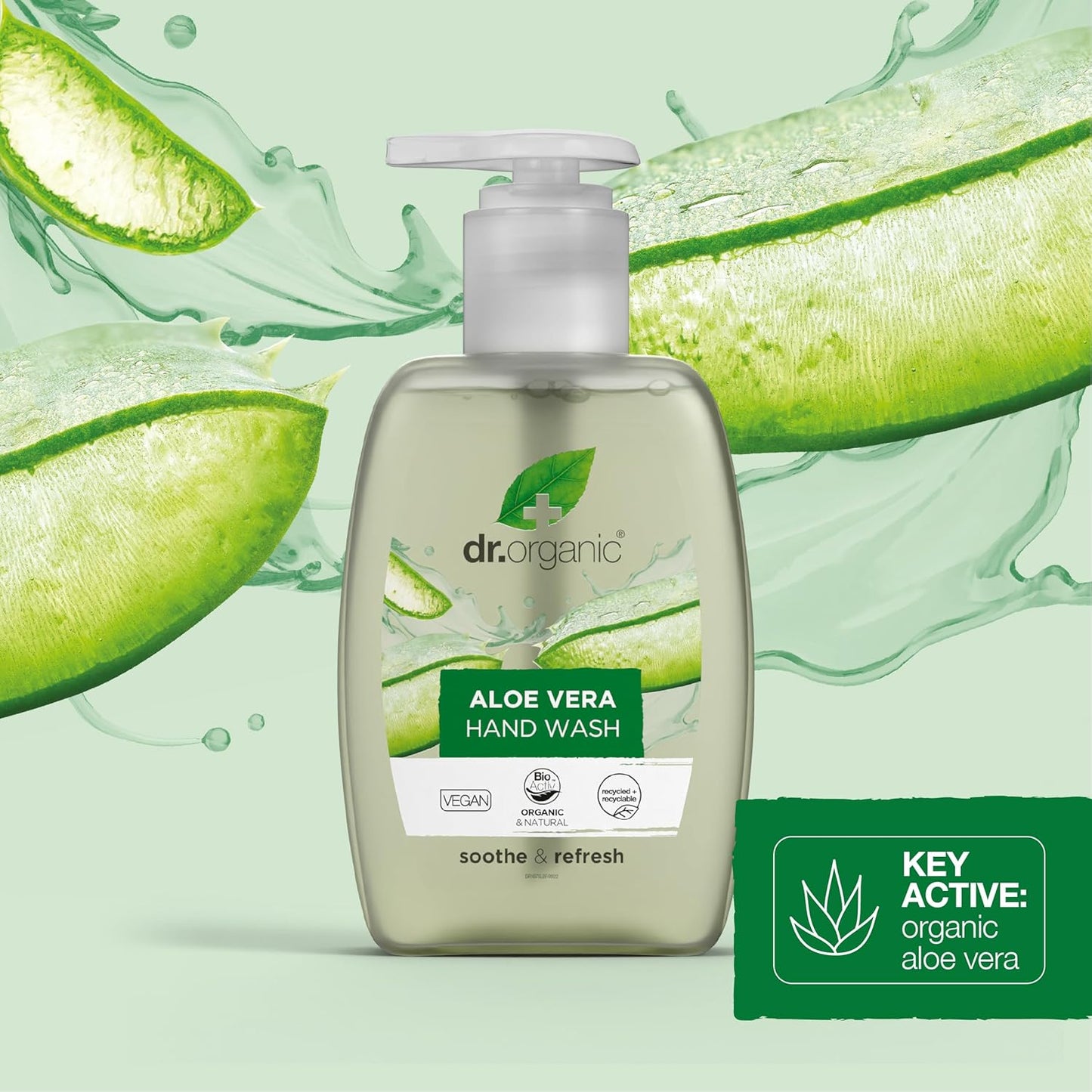 DR ORGANIC Aloe Vera Hand Wash, 0.29298 kg