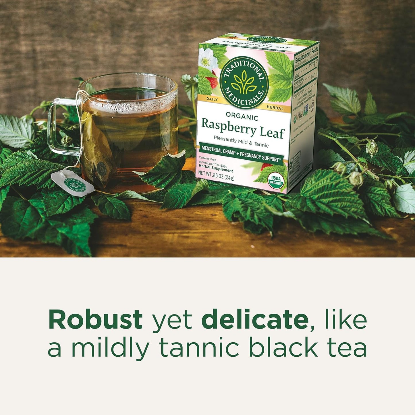 Traditional Medicinals Tea, Organic Healthy Cycle, Supports Healthy Menstrual Cycles, Includes Spearmint,16 Tea Bags