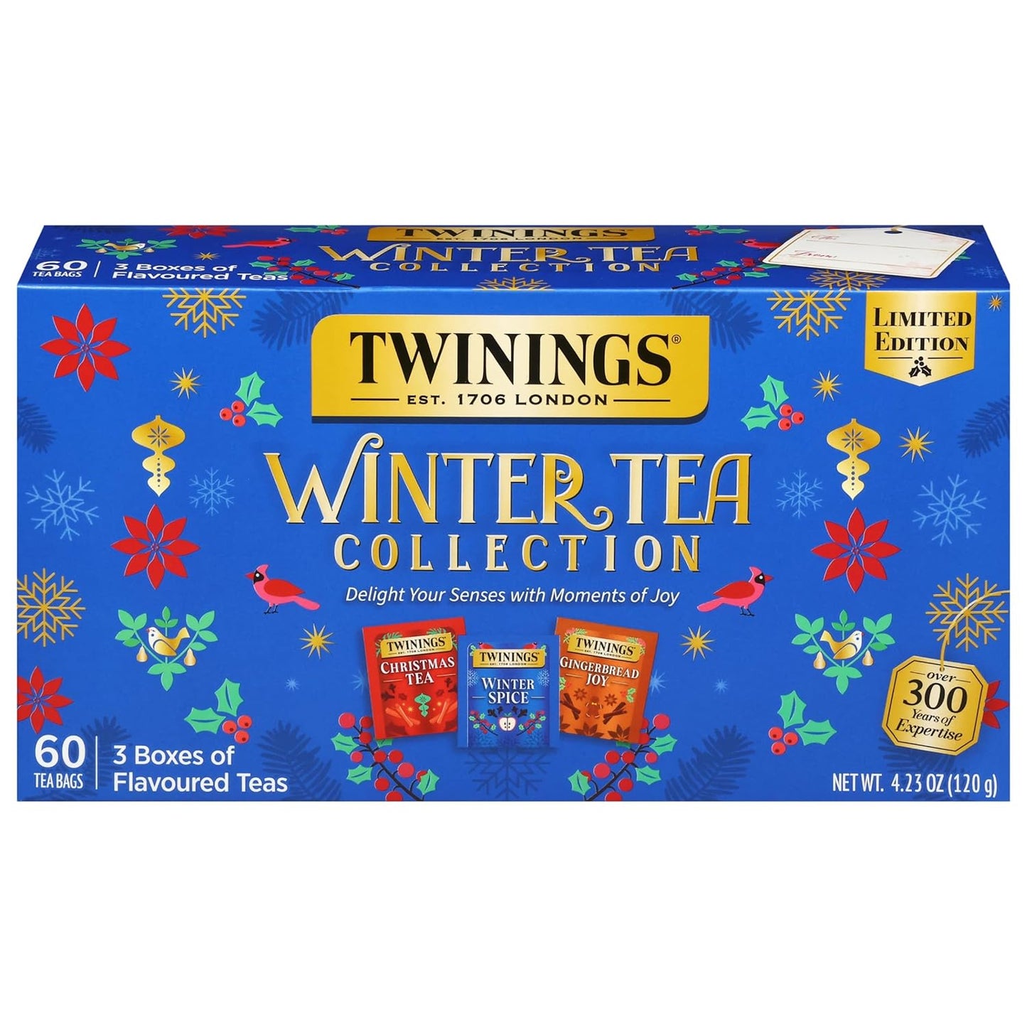 Twinings Mango & Pineapple Herbal Tea Individually Wrapped Bags, 20 Count (Pack of 6), Naturally Caffeine-Free, Enjoy Hot or Iced, 120 Teabags
