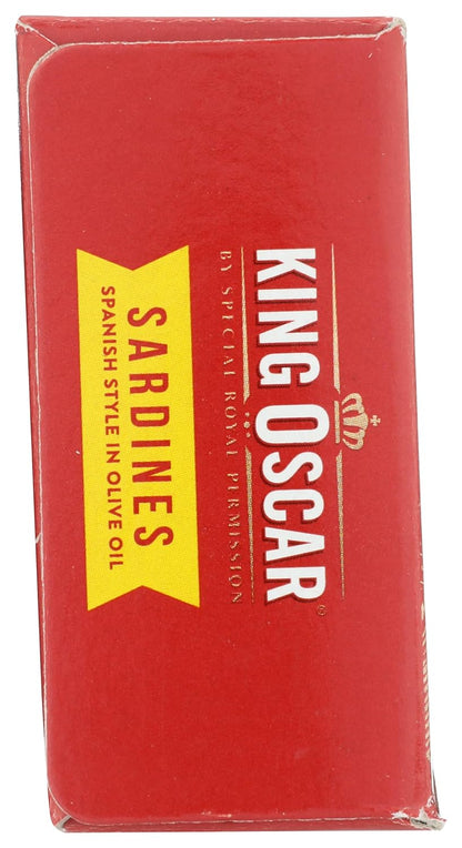 King Oscar Sardines in Water, 4.23 Ounce Cans (Pack of 1( Packaging May Vary), Skinless & Boneless, Wild Caught Canned Sardines, Low Sodium