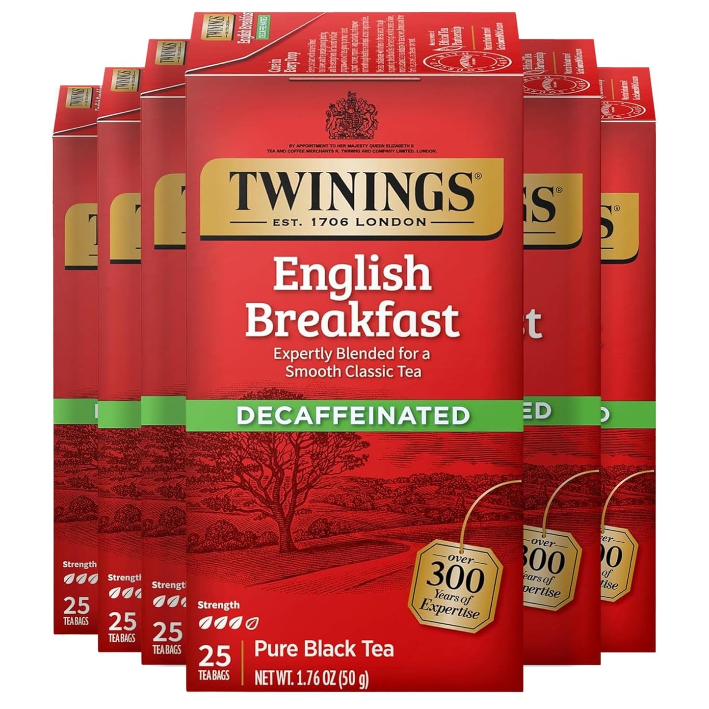 Twinings Mango & Pineapple Herbal Tea Individually Wrapped Bags, 20 Count (Pack of 6), Naturally Caffeine-Free, Enjoy Hot or Iced, 120 Teabags