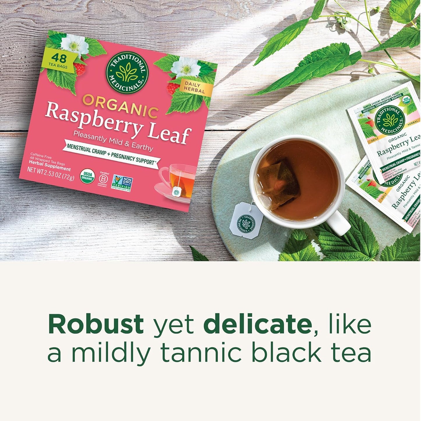 Traditional Medicinals Tea, Organic Healthy Cycle, Supports Healthy Menstrual Cycles, Includes Spearmint,16 Tea Bags