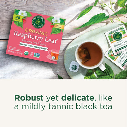 Traditional Medicinals Tea, Organic Healthy Cycle, Supports Healthy Menstrual Cycles, Includes Spearmint,16 Tea Bags