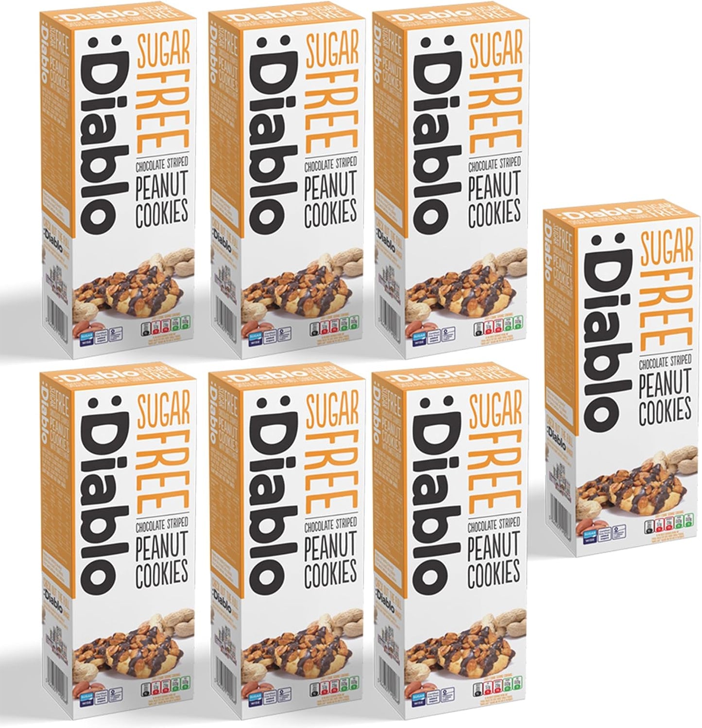Diablo No Added Sugar Digestive Cookies – Low Sugar Snacks, Cookies Biscuits for All, Sweetened with Maltitol, Ideal for Gifting, Festive Hampers, Holiday Events & Special Occasions – 150g Pack of 1