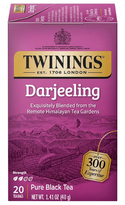 Twinings Mango & Pineapple Herbal Tea Individually Wrapped Bags, 20 Count (Pack of 6), Naturally Caffeine-Free, Enjoy Hot or Iced, 120 Teabags