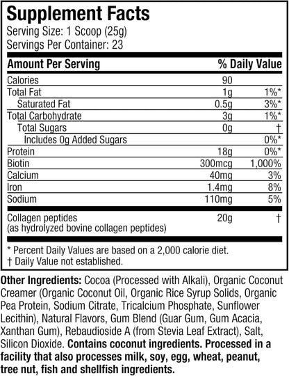 Purely Inspired Collagen Powder |Collagen Peptides Supplements for Women & Men | Collagen Protein Powder with Biotin | Paleo + Keto Certified | Unflavored, 0.9 lb (Packaging May Vary)