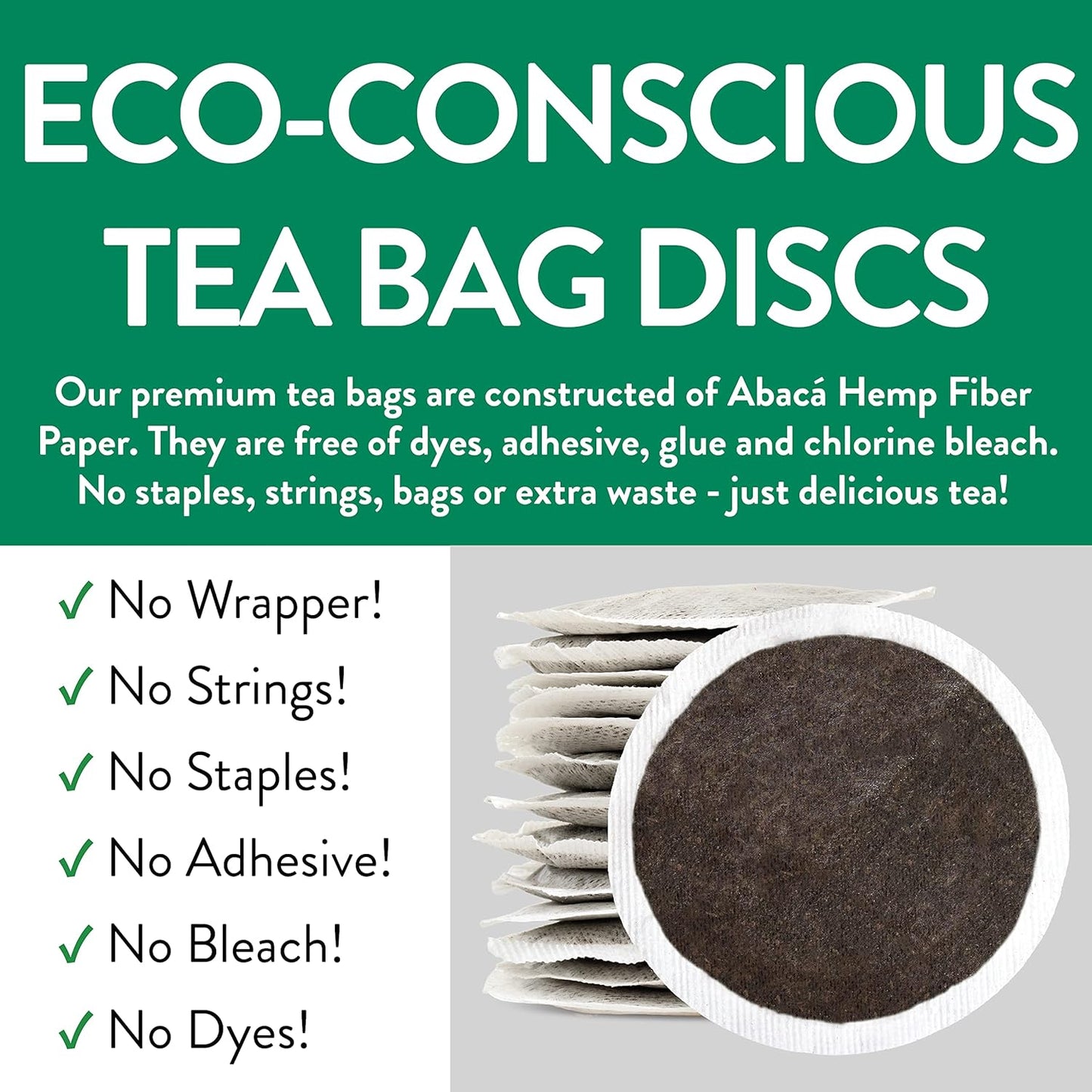 FGO Organic White Tea, Eco-Conscious Tea Bags, Packaging May Vary, 100 Count (Pack of 1)