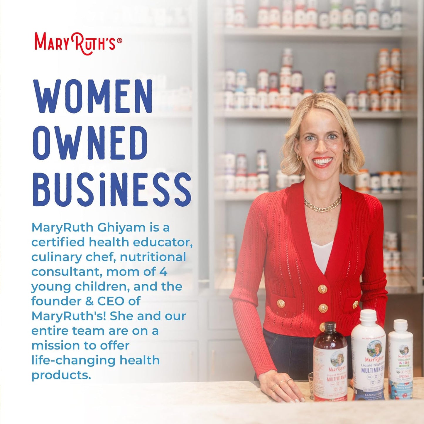 MaryRuth Organics Liquid Nighttime Multimineral | No Melatonin | Bedtime Routine | Magnesium Citrate | Calcium | Zinc | Vitamin D3| Available in 4 Flavors - Vegan | Sugar Free | Gluten Free | 32 Oz