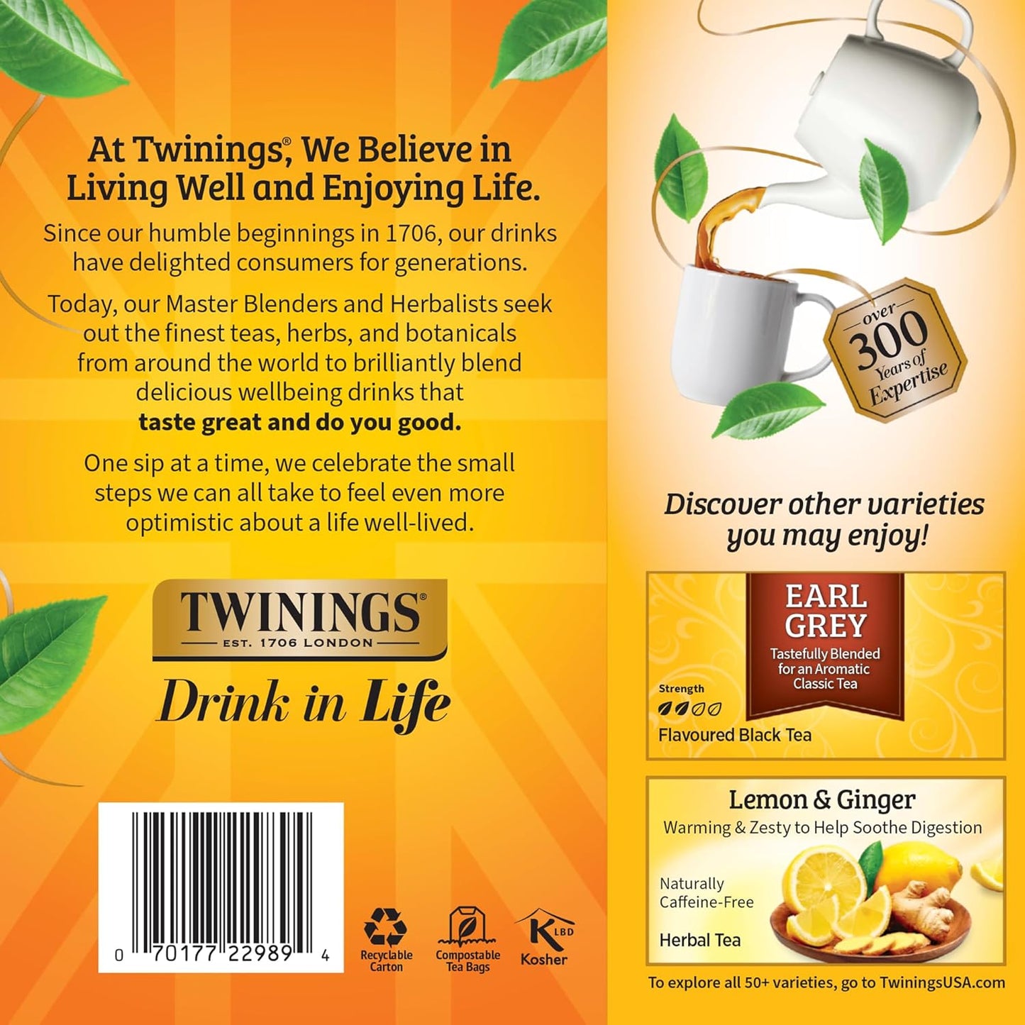 Twinings Wild Berries Herbal Tea Individually Wrapped Bags, 20 Count (Pack of 1), Full-Flavoured, Naturally Caffeine-Free, Enjoy Hot or Iced, 20 Teabags