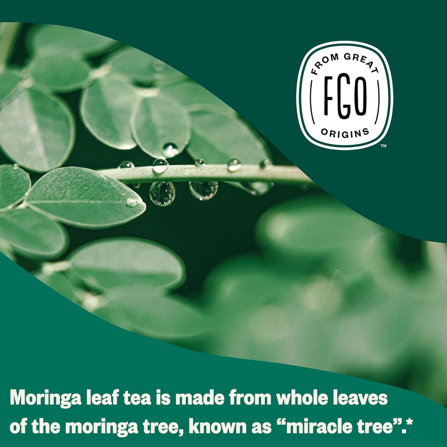 FGO Organic Nettle Leaf Tea, 100 Count, Eco-Conscious Tea Bags, Caffeine Free, Resealable Bag, Packaging May Vary (Pack of 1)