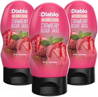 Diablo Dessert Sauce | No Added Sugar | Gluten Free | Diabetic Friendly | Hamper Available - Perfect for Gifting | 355g