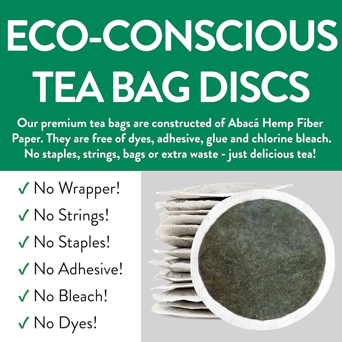 FGO Organic White Tea, Eco-Conscious Tea Bags, Packaging May Vary, 100 Count (Pack of 1)