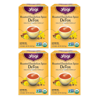Yogi Tea Roasted Dandelion Spice DeTox Tea - 16 Tea Bags per