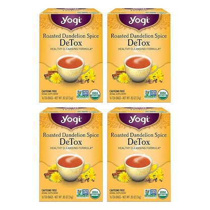 Yogi Tea Roasted Dandelion Spice DeTox Tea - 16 Tea Bags per