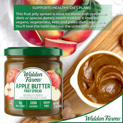 Walden Farms Fruit Spread, Apple Butter - 12 oz (1 Unit)