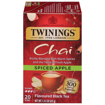 Twinings Mango & Pineapple Herbal Tea Individually Wrapped Bags, 20 Count (Pack of 6), Naturally Caffeine-Free, Enjoy Hot or Iced, 120 Teabags