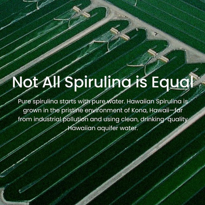 Nutrex Hawaii Pure Hawaiian Spirulina Tablets, Vegan, 500 mg, 200 Count | Spirulina Farm Grown in Kona, Hawaii, Non-GMO, Glyphosate Residue Free, 3rd Party Tested, 60% Protein, Superfood Supplement