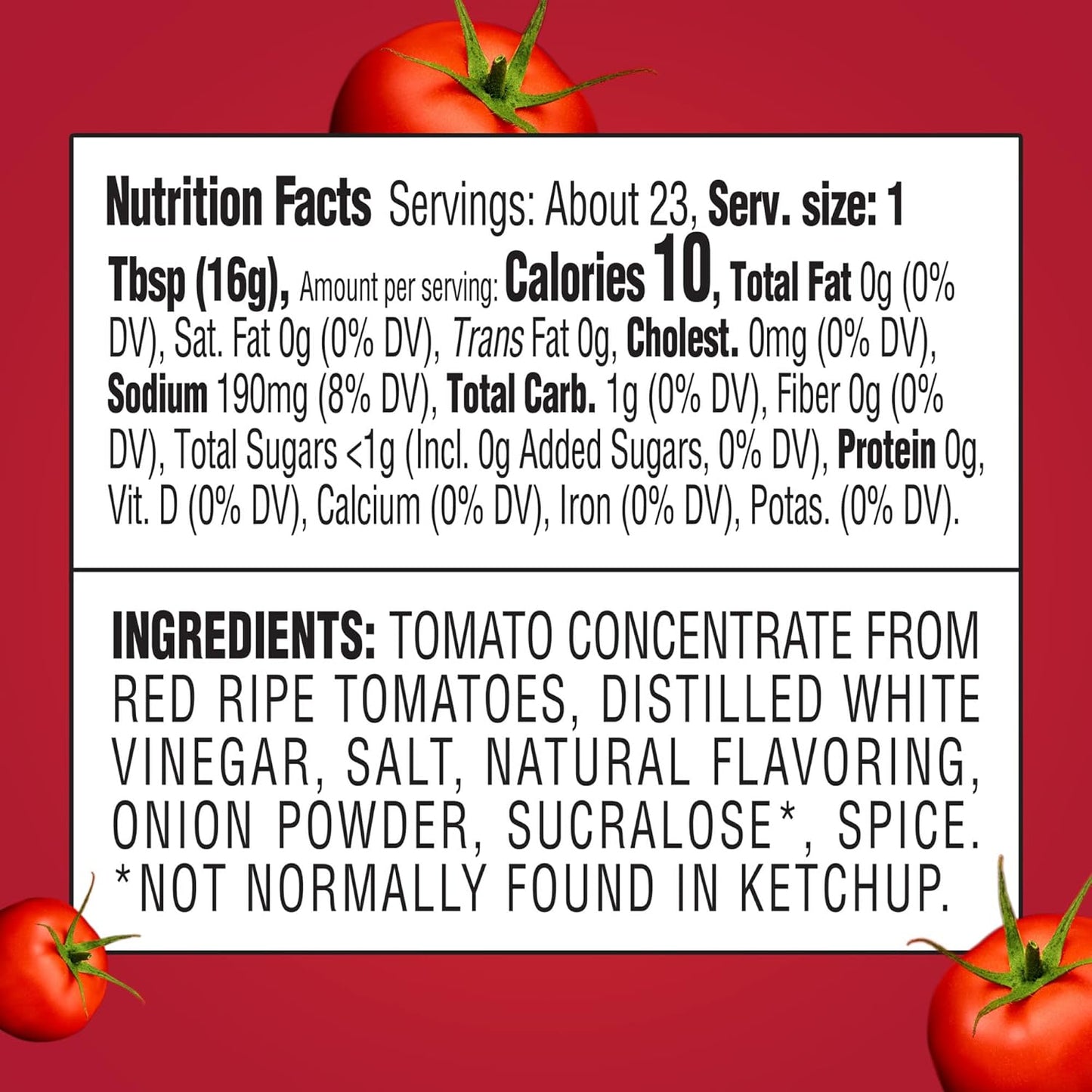 Heinz Reduced Sugar Tomato Ketchup 368 ml, Low Carb, Low Calories