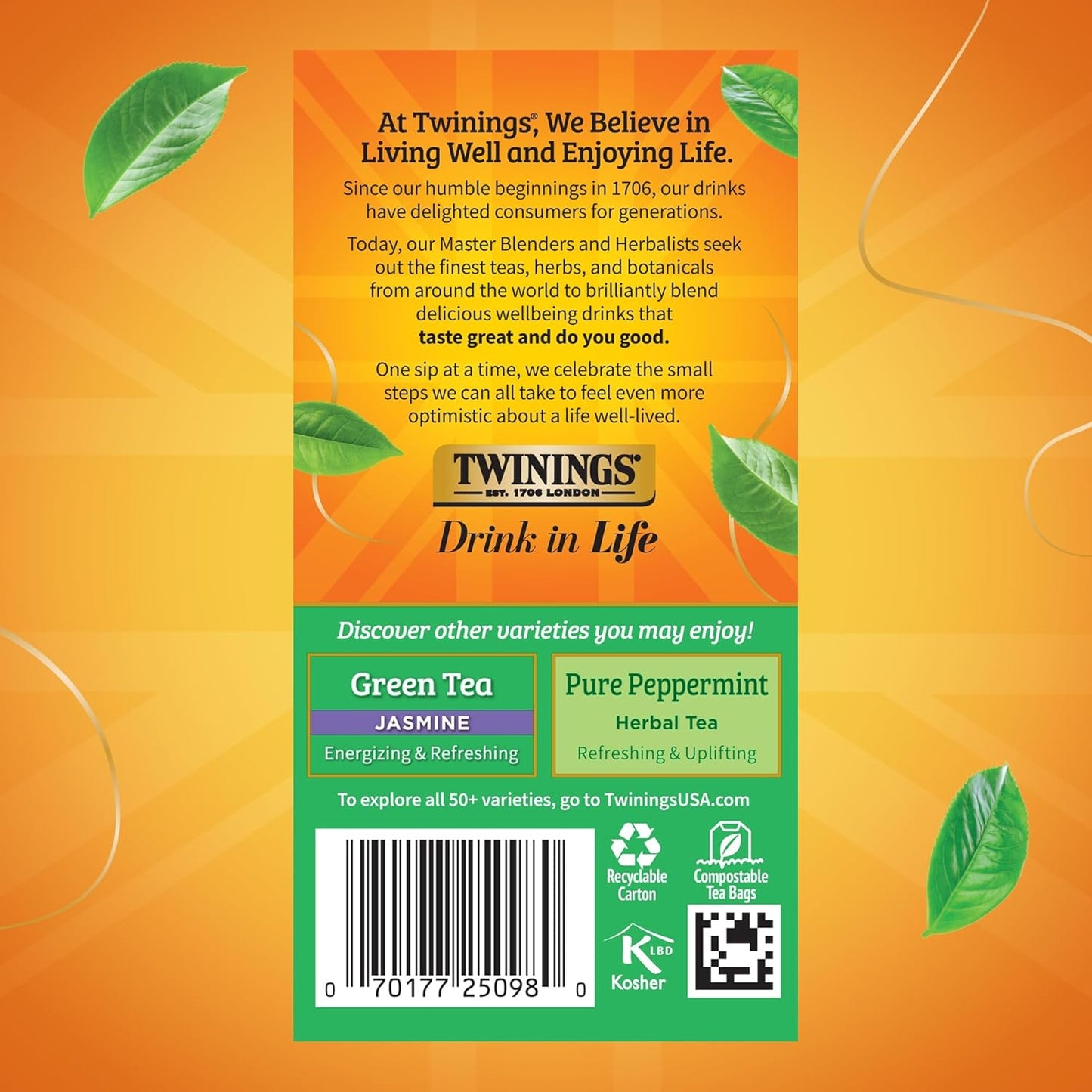 Twinings Wild Berries Herbal Tea Individually Wrapped Bags, 20 Count (Pack of 1), Full-Flavoured, Naturally Caffeine-Free, Enjoy Hot or Iced, 20 Teabags