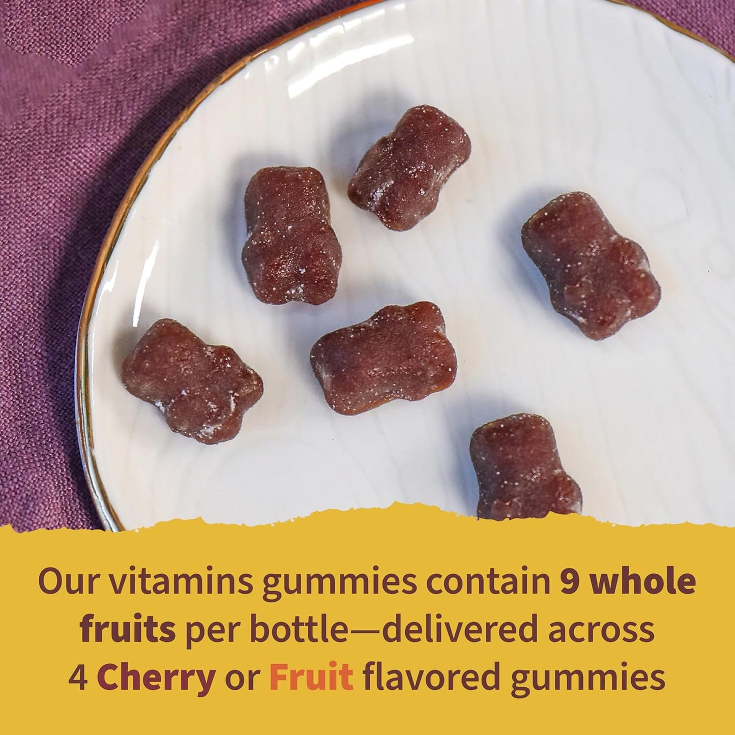 Garden of Life - mykind Organics Kids Gummy Vitamins - Fruit - Certified Organic, Non-GMO & Vegan Complete Children's Multi - B12, C & D3 - Gluten, Soy & Dairy Free - 120 Real Fruit Chew Gummies